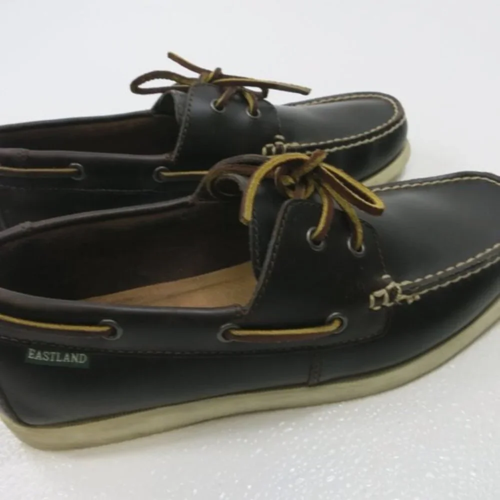Eastland Seaport Leather Casual Dress Boat Deck Shoes Footwear Men's 9 M